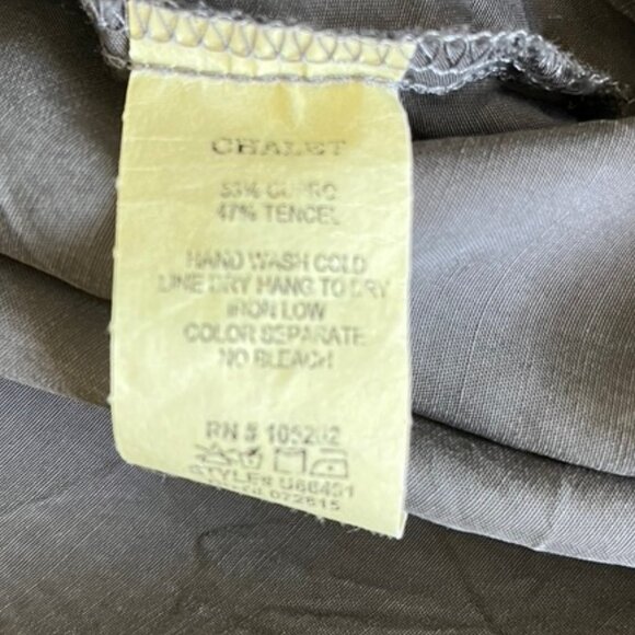 Unique Chalet et ceci Gun Metal Grey Cowl Neck Dress - Picture 7 of 7